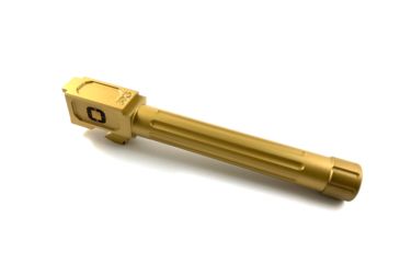 Image of Shadow Systems G17 Match Barrel,Gen1-4,Threaded Fluted,Gold TiN SG9F-01-03TF-TIN