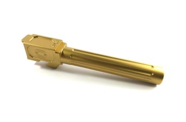 Image of Shadow Systems G17 Match Barrel,Gen1-4,Unthreaded Fluted,Gold TiN SG9F-01-03F-TIN