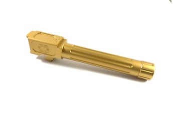Image of Shadow Systems G19 Match Barrel,Gen1-5,Threaded Fluted,Gold TiN SG9C-01-03TF-TIN