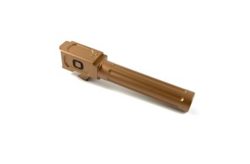 Image of Shadow Systems G19 Match Barrel,Gen1-5,Unthreaded Fluted,Bronze TiN SG9C-01-03F-BRZ