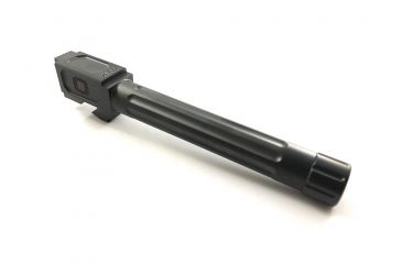 Image of Shadow Systems Match Barrel, G17 Compatible, Threaded Fluted, Nitride, Black, SG9F-00-03TF-NIT
