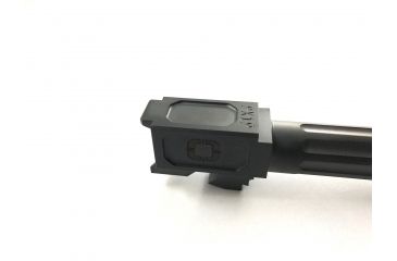 Image of Shadow Systems Match Barrel, G17 Compatible, Threaded Fluted, Nitride, Black, SG9F-00-03TF-NIT