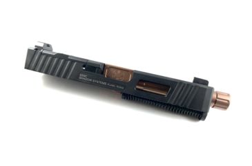 Image of Shadow Systems Optics Ready Slide, RMR Cover Plate, Slide Cover Plate, Standard Rod/Spring/Extractor, Glock 19 Gen3, Black DLC, SGK9C-T3D-FTB-PSBP