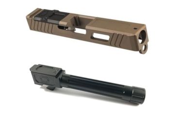 Image of Shadow Systems OpticsPlanet Combat Special Glock 17 Pistol Slide Gen 3 with Match Threaded Barrel - FDE
