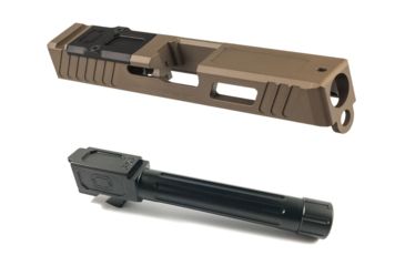 Image of Shadow Systems OpticsPlanet Combat Special Glock 19 Pistol Slide Gen 3 with Match Threaded Barrel - FDE