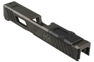 Image of Shadow Systems OpticsPlanet Exclusive Combat Special Glock 19 Gen4 Pistol Slide w/Cover Plate, DLC, Black, SG9C-00-02OP4-DLC