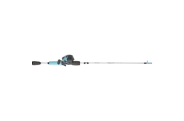 Image of Shakespeare Agility Gel-Tech Spincast Combo, 3.0/1, Right, 6, 6ft. Rod Length, Medium Power, Fast Action, 2 Pieces Rod, Seafoam, AGGT6/602MS