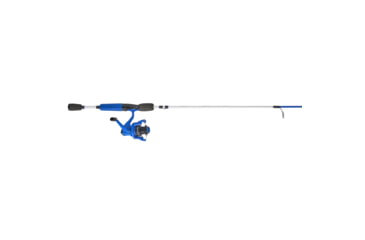 Image of Shakespeare Agility Gel-Tech Spinning Combo, 5.5/1, Right/Left, 30, 6ft. Rod Length, Medium Power, Fast Action, 2 Pieces Rod, Electric Blue, AGGT30/602MB