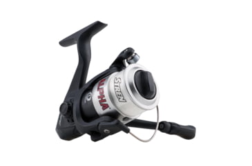 Image of Shakespeare Alpha Spinning Reel, 5.0/1, Right/Left, 40, Black/Silver, ALPHA40B