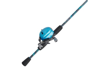 Image of Shakespeare Amphibian Camo Spincast Combo, 3.5/1, 5, 5ft. 6in. Rod Length, Medium Power, 2 Pieces Rod, Blue, AMPCAMSCBCBO