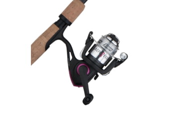 Image of Shakespeare Ladyfish Spinning Combo, 5.5/1, Right/Left, 30, 6ft. Rod Length, Medium Power, 2 Pieces Rod, Pink, LADYSP60M30