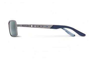 Image of Maui Jim Shark Pit Sunglasses w/ Brushed Silver Frame and Neutral Grey Lenses - 228-17, Side View