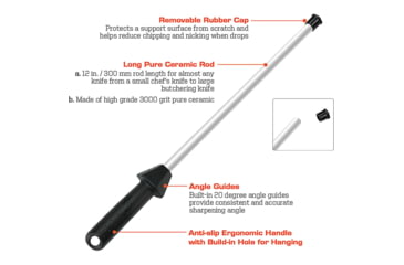 Image of Sharpal Ceramic Sharpening Rod SHP109R
