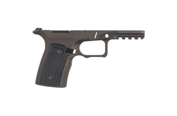 Image of Sharps Bros. Aluminum Grip Module, Fits Ruger RXM, 7075 Aluminum Grip Frame, Cerakote Finish, Bronze, Black Aluminum Grip Panels, SBGM27