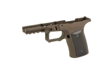 Image of Sharps Bros. Aluminum Grip Module, Fits Ruger RXM, 7075 Aluminum Grip Frame, Cerakote Finish, Bronze, Black Aluminum Grip Panels, SBGM27