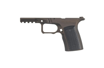 Image of Sharps Bros. Aluminum Grip Module, Fits Ruger RXM, 7075 Aluminum Grip Frame, Cerakote Finish, Bronze, Black Aluminum Grip Panels, SBGM27