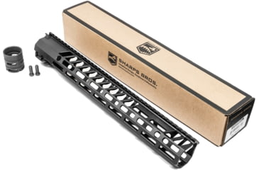 Image of Sharps Bros. Full Top Rail M-LOK Handguard, 15in, Black, SBHG05