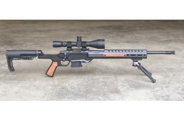 Image of Sharps Bros. Heatseeker Chassis w/14 in Carbon Fiber Handguard for Howa 1500 Mini Action, Black, SBC01