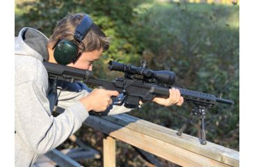 Image of Sharps Bros. Heatseeker Chassis w/14 in Carbon Fiber Handguard for Howa 1500 Mini Action, Black, SBC01