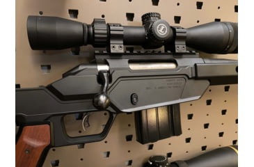 Image of Sharps Bros. Heatseeker Ruger American Ranch Chassis w/14in Handguard, .223 Remington, 300 Blackout, 350 Legend, 6.5 Grendel, 450 Bushmaster, Black, SBC05