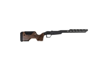 Image of Sharps Bros. Heatseeker Select Chassis, Cerakote Finish, Black, Fits Ruger American STANAG Models, Walnut Buttstock SBC05-Select