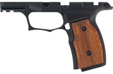 Image of Sharps Bros. P365x/p365xl Grip Module - Black Anodized/brazilian Cherry W/ Manual Safety Cut - SBGM02