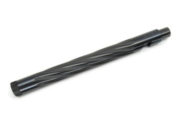 Image of Shaw Ruger 22 Charger 22 LR Threaded Pistol Barrel, Spiral Flute, 10in, Bull Profile, 1-16 Twist, 1/2-28 Thread, Matte Blued, 22CHBCMHF10TM