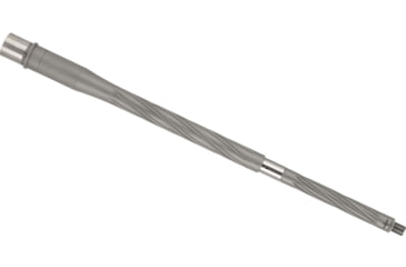 Image of Shaw AR-10 22 Creedmoor Threaded Barrel, 20in, Spiral Flute, HBAR Profile, 1-8 Twist, 5/8-24 Thread, Matte Stainless, AR10HBSSHF2022CM