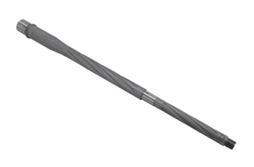 Image of Shaw AR-10 6mm Creedmoor Threaded Barrel, 20in, Spiral Flute, HBAR Profile, 1-8 Twist, 5/8-24 Thread, Matte Stainless, AR10HBSSHF206CM