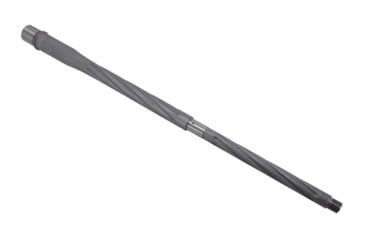 Image of Shaw AR-10 6mm Creedmoor Threaded Barrel, 22in, Spiral Flute, HBAR Profile, 1-8 Twist, 5/8-24 Thread, Matte Stainless, AR10HBSSHF226CM