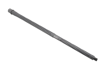 Image of Shaw AR-15 22 ARC Threaded Barrel, Spiral Flute, 22in, HBAR Profile, 1-7 Twist, 1/2-28 Thread, Matte Stainless, AR15HBSSHF222ARC
