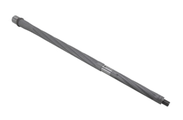 Image of Shaw AR-15 223 Wylde Threaded Barrel, Spiral Flute, 20in, HBAR Profile, 1-8 Twist, 1/2-28 Thread, Matte Stainless, AR15HBSSHF20WYLD8