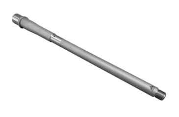 Image of Shaw AR-15 338 ARC Threaded Barrel, 14.5in, No Flute, HBAR Profile, 1-8 Twist, 5/8-24 Thread, Matte Stainless, AR15HBSS143ARC