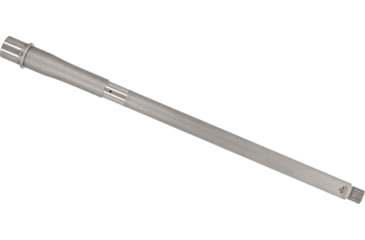 Image of Shaw AR-15 338 ARC Threaded Barrel, 16in, No Flute, HBAR Profile, 1-8 Twist, 5/8-24 Thread, Matte Stainless, AR15HBSS163ARC