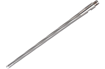Image of Shaw Ruger 10/22 22 LR Threaded Rifle Barrel, Spiral Flute, 18in, Factory Contour, 1-16 Twist, 1/2-28 Thread, Polished Stainless, 1022FSSHF18TM