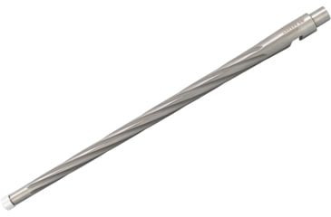 Image of Shaw Ruger 10/22 22 LR Threaded Rifle Barrel, Spiral Flute, 16.1in, Factory Contour, 1-16 Twist, 1/2-28 Thread, Polished Stainless, 1022FSSHF16TM