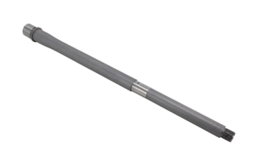 Image of Shaw AR-15 300 HAMR Threaded AR Barrel, 16.5in, HBar, Mid, 1-12 Twist, Weight 4lb, Matte Stainless Barrel/Hard Coat Anodize Black Upp, AR15HBSS16HAMR12-UP