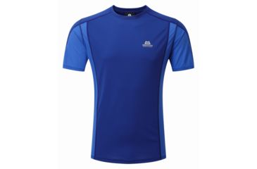 Image of Shed, Mountain Equipment Crux Tee - Mens, Dark Ocean/Light Ocean, Large, ME-002212-1048-L-DEMO