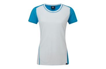 Image of Shed, Mountain Equipment Lumen Tee - Womens, Ice/Digital Blue, 12, ME-003089-1434-12-DEMO