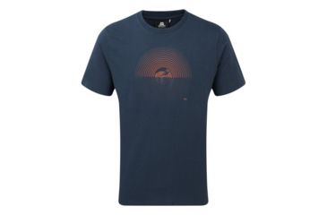 Image of Shed, Mountain Equipment Prism Tee - Mens, Denim Blue, Large, ME-002168-1476-L-DEMO
