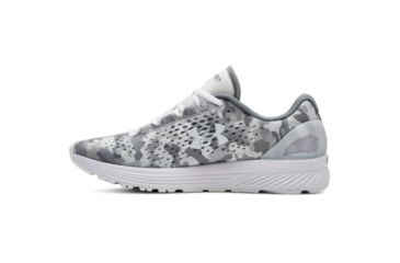 Image of SHED, Under Armour Charged Bandit 4 Gr Road Running Shoe - Womens, White/Overcast Gray, 7 US, 3021644-102-8