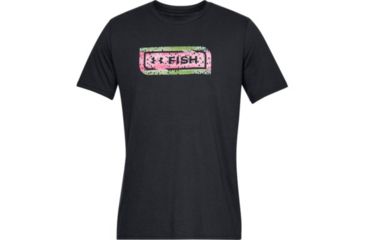 Image of SHED, Under Armour Fish Icon Novelty Tee - Mens, Black, Large, 1328160-1-L