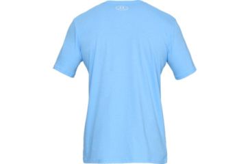 Image of SHED, Under Armour Fish Icon Novelty Tee - Mens, Carolina Blue, Large, 1328160-475-L