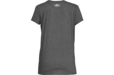 Image of SHED, Under Armour Freedom America Tee - Womens, Charcoal Medium Heather / White, Small, 1333373-19-S