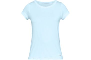 Image of SHED, Under Armour Heat Gear Armour Short Sleeve Shirt - Womens, Coded Blue, Small, 1328964-451-S