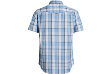 Image of SHED, Under Armour Hitch Woven Short Sleeve Shirt - Mens, Carolina Blue, Large, 1306681-475-L