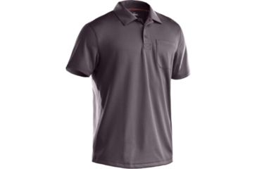 Image of SHED, Under Armour Performance Polo - Mens, Charcoal Light Heather, 2XL, 1216023-19-XXL