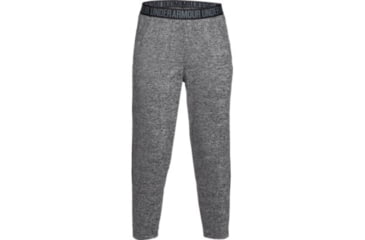 Image of SHED, Under Armour Play Up Capri Solid - Womens, Black/Pitch Gray, Small, 1311333-2-S