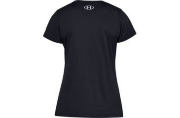 Image of SHED, Under Armour Tech Wordmark Tee - Womens, Black, Small, 1345686-1-S