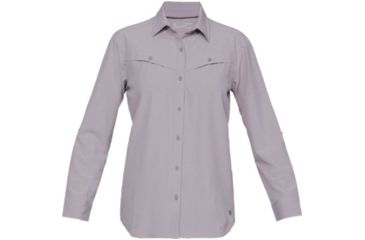 Image of SHED, Under Armour Tide Chaser Long Sleeve Shirt - Womens, Tetra Gray, Small, 1327472-15-S